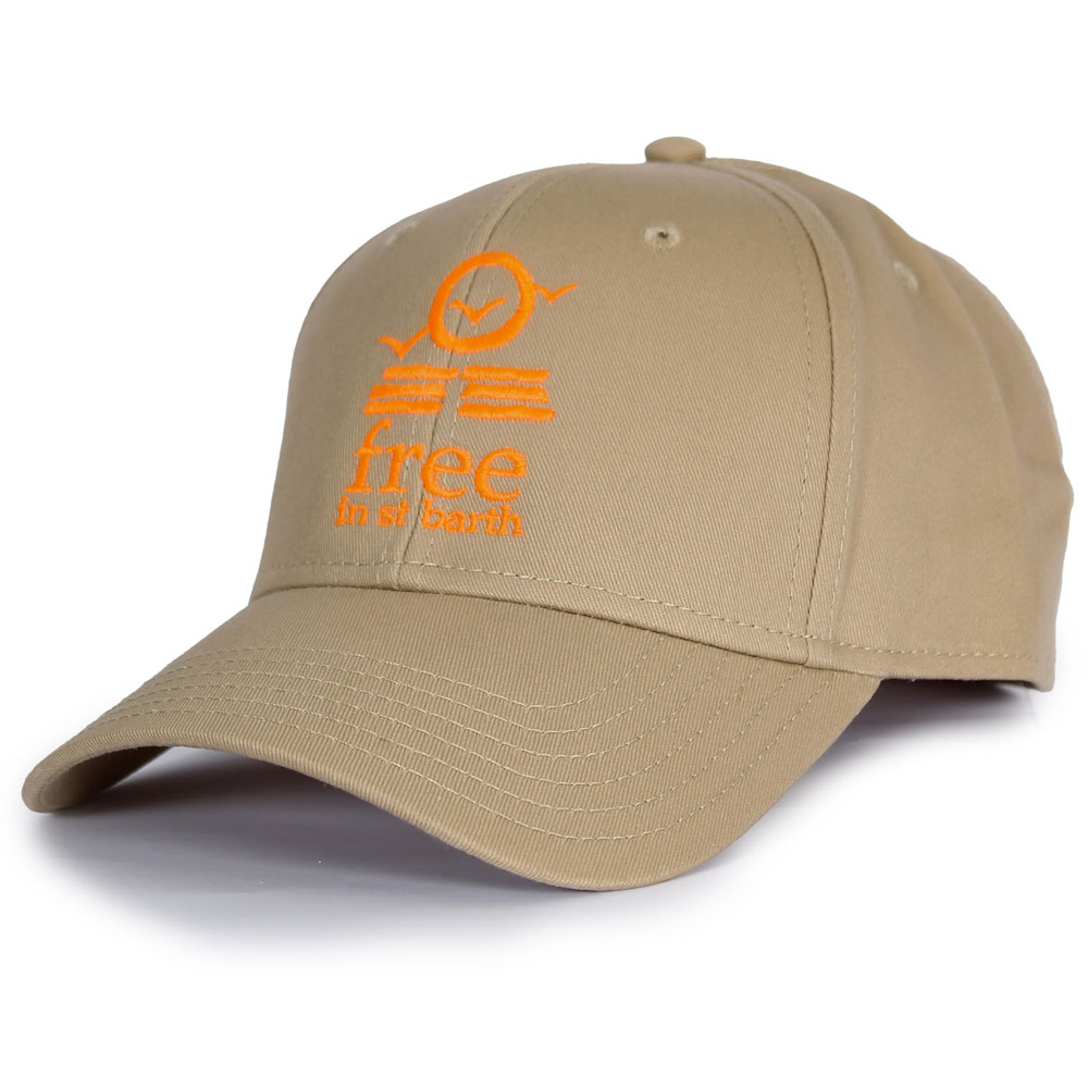 BASEBALL-CAP-BEIGE-ORANGE-P0